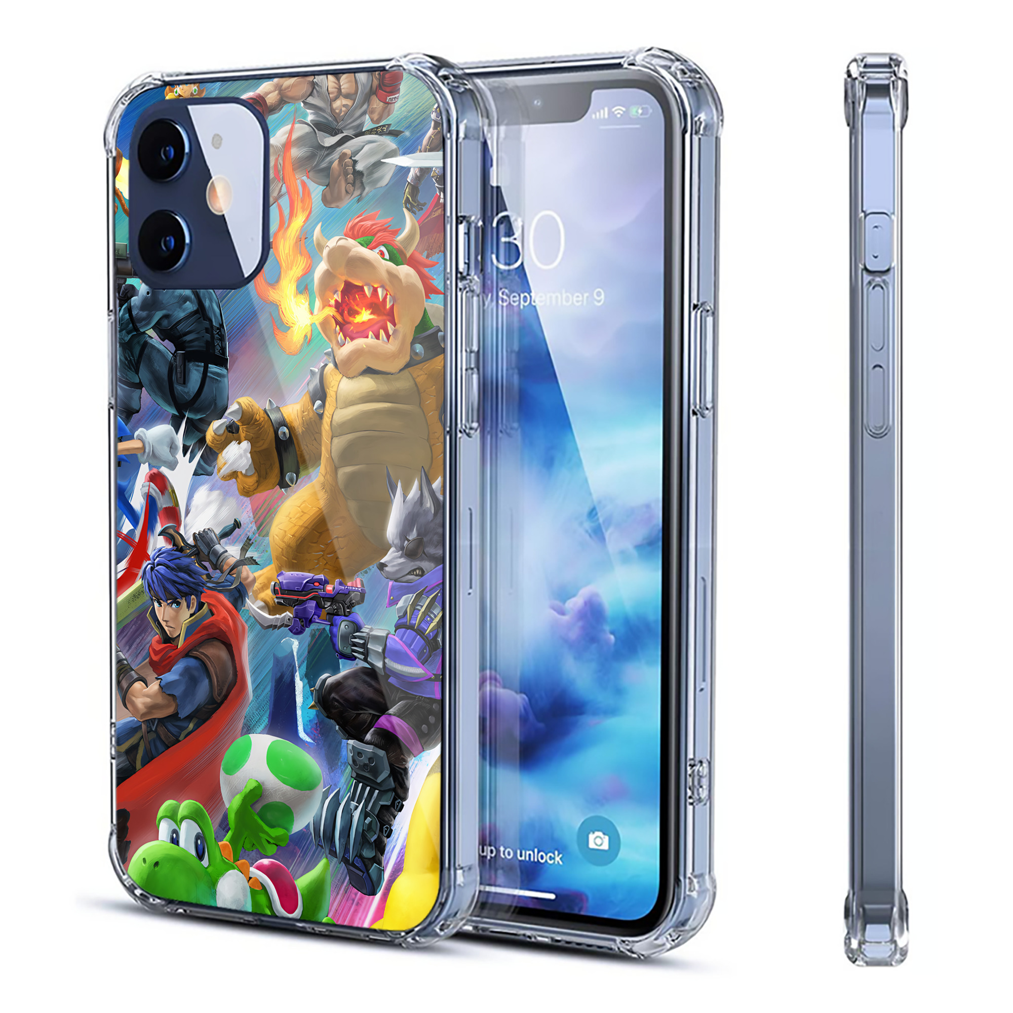 （画像用） ポケットモンスター Pokémon 【iPhone 12シリーズ対応】透明スマホケース（クリアソフトケース）